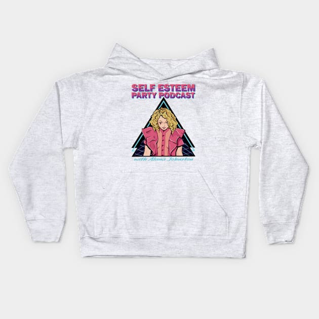 Self Esteem Party Podcast Kids Hoodie by Self Esteem Party